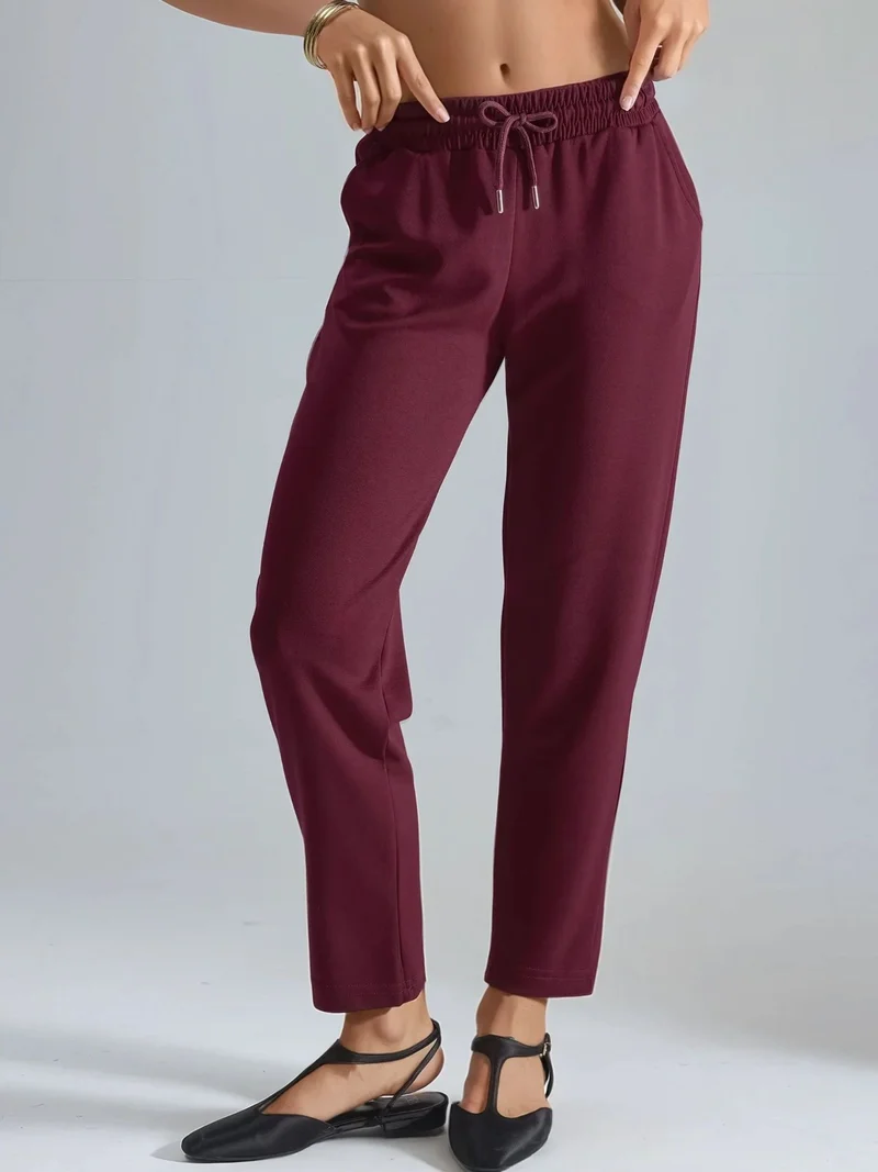 هيكاب بنطلون جوجر بقصة كاروت وخصر مطاطي من مودال تاتش مجموعة بيرسان